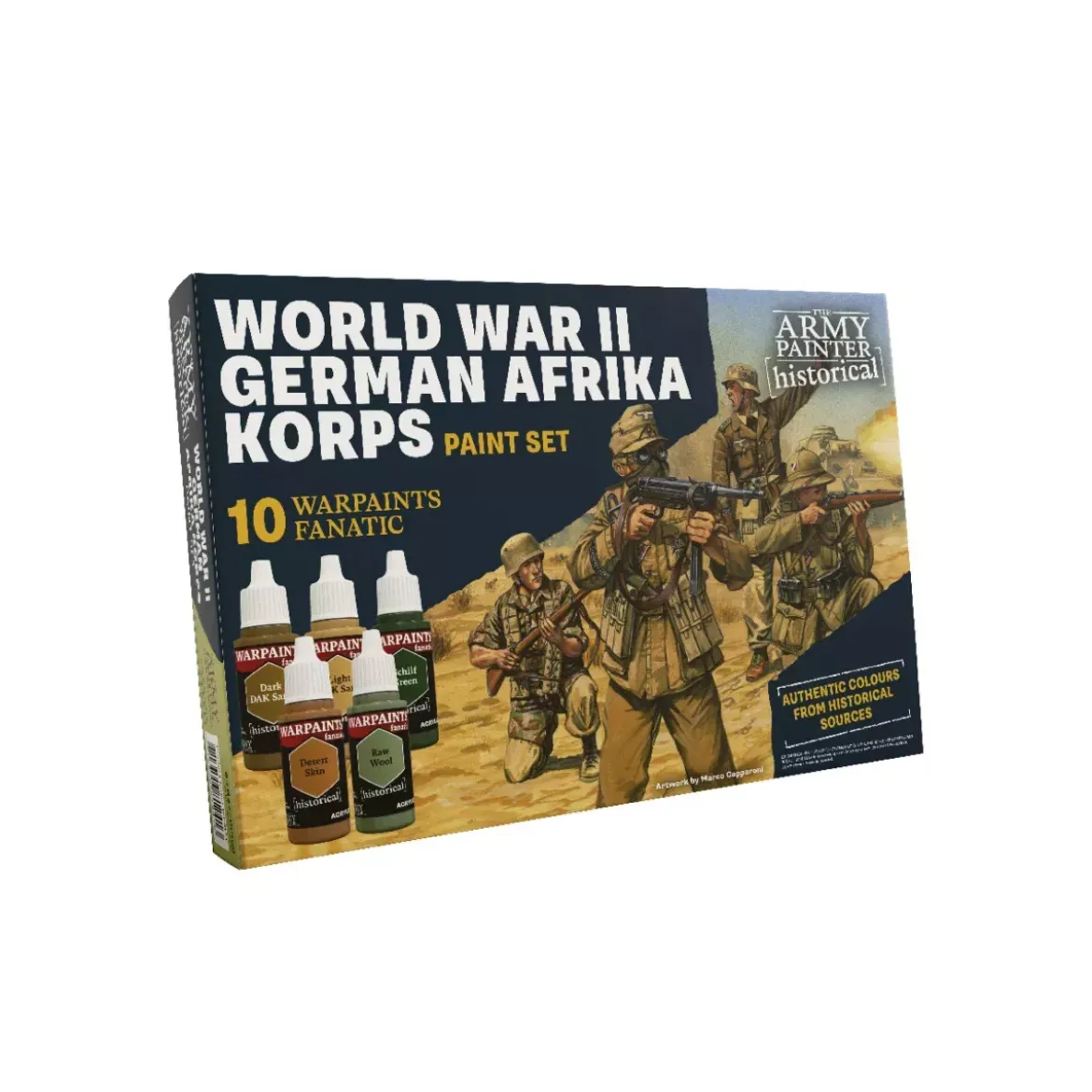 World War II German Afrika Korps Paint Set