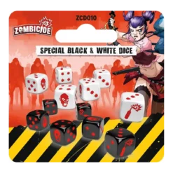 Zombicide : Dés Spéciaux Noirs et Blanc - Extension