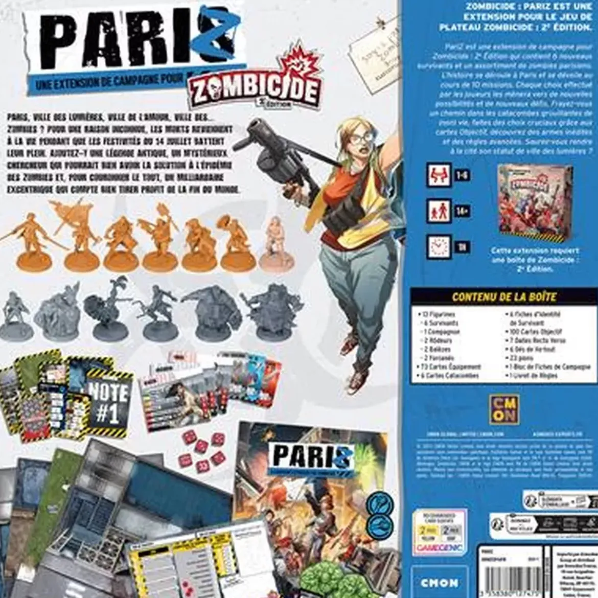 Zombicide 2nd Edition : PariZ - Extension