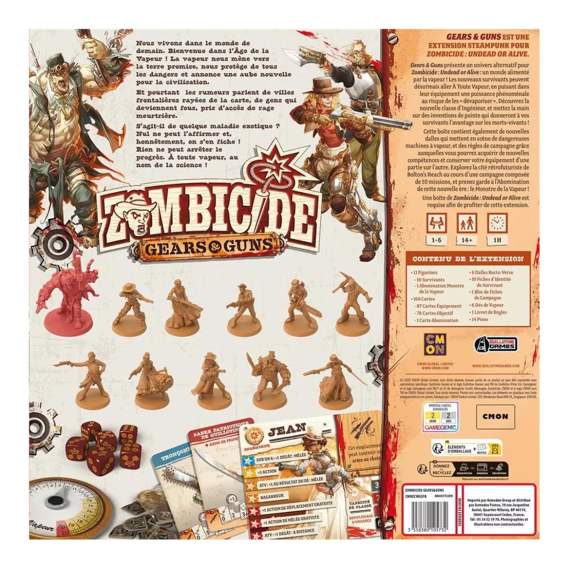 Zombicide Undead or Alive : Gear and Guns - Extension